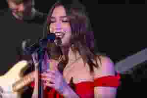 Watch Dua Lipa play ‘IDGAF’ on Kimmel