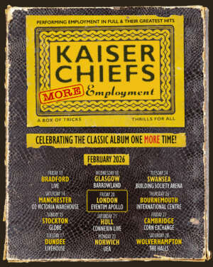 Kaiser Chiefs extend 'Employment' 20th anniversary celebrations with 2026 UK tour dates