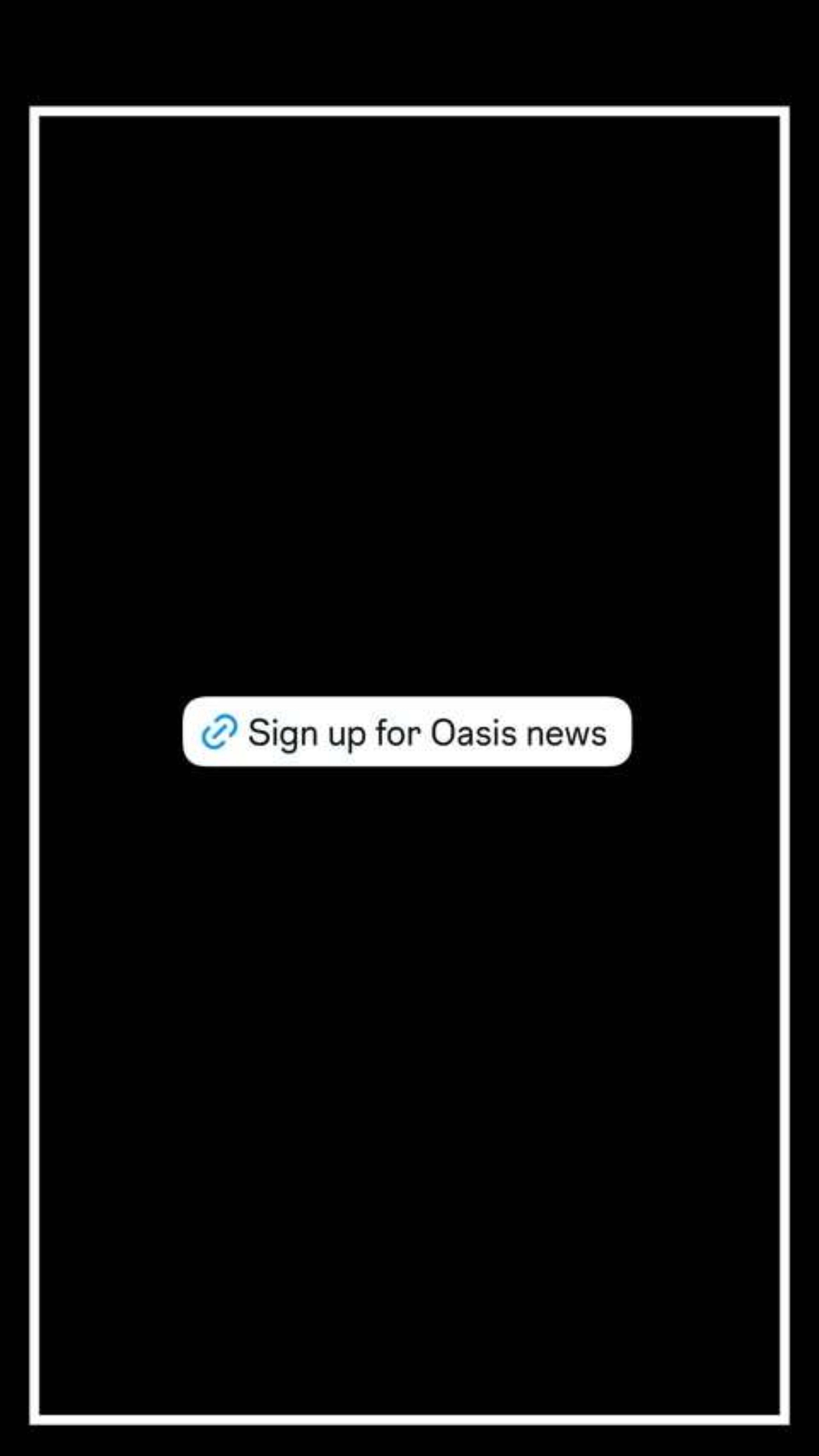 Oasis sends fans into tailspin with cryptic video