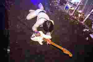Yak lay waste to the William's Green at Glastonbury 2016