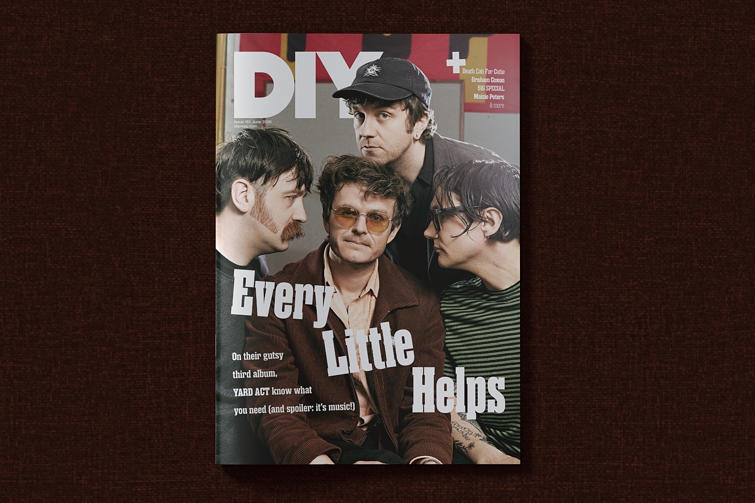 Yard Act are the cover stars of DIY’s June 2026 issue!
