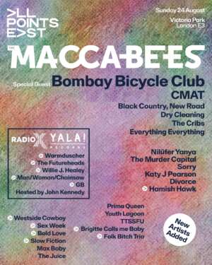 Willie J Healey, Warmduscher, Man/Woman/Chainsaw and more to play YALA! Records Stage at The Maccabees' All Points East 2025 day