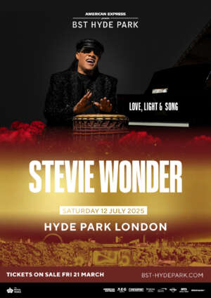 Stevie Wonder to headline BST Hyde Park 2025