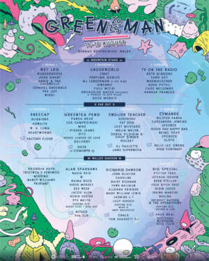 Green Man Festival unveils full lineup and day splits for 2025 edition