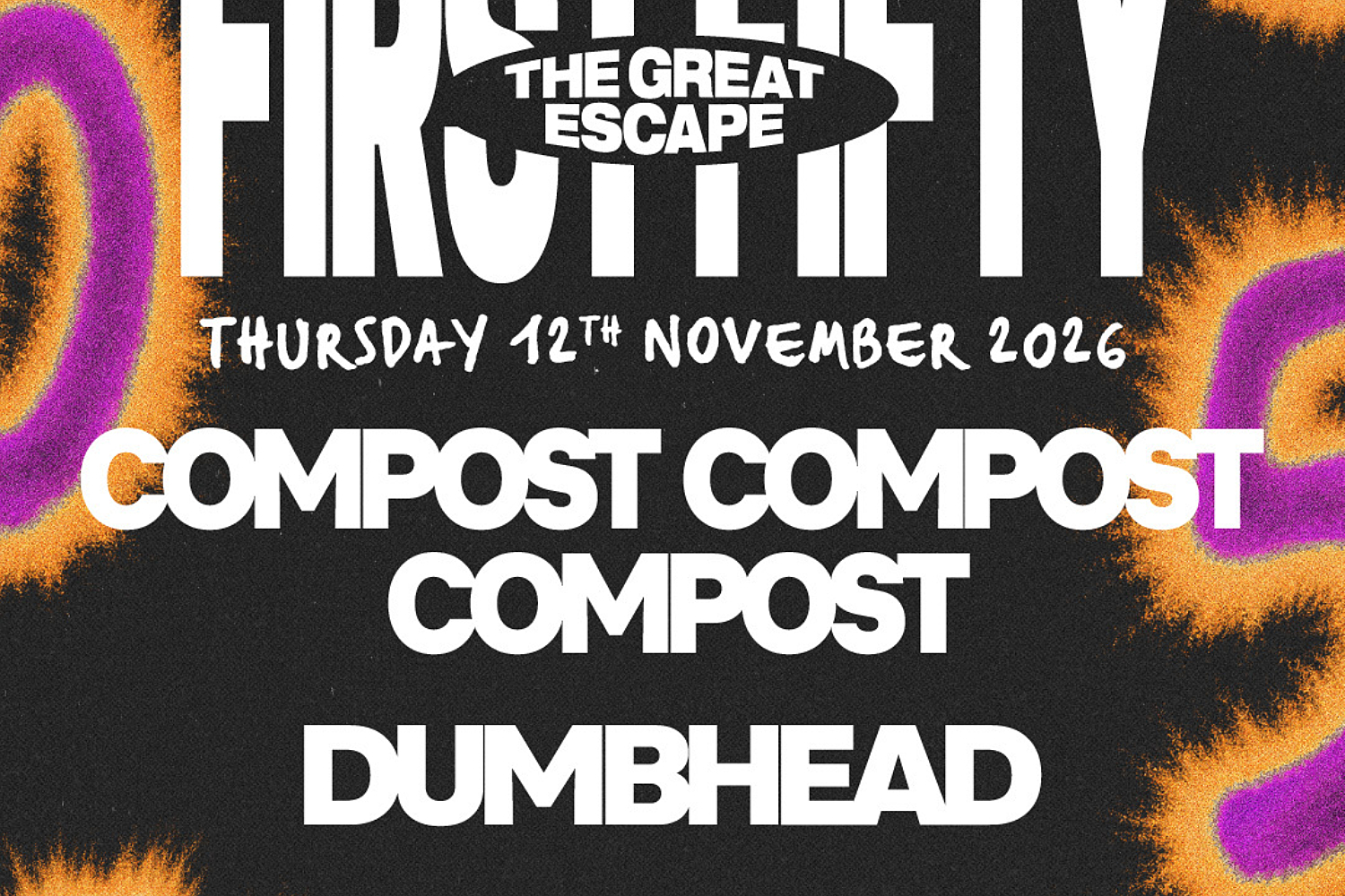 The Great Escape reveals First Fifty line-up for 2027