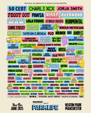 Parklife Festival unveils full 2025 lineup, including Charli xcx, 50 Cent, Jorja Smith and more