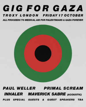 Primal Scream, Paul Weller, Inhaler & more to play second Gig For Gaza