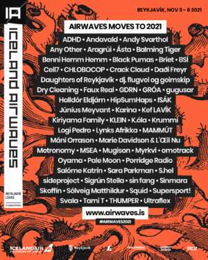 Iceland Airwaves moves to 2021
