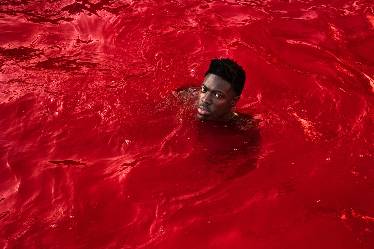 Moses Sumney, 'Black In Deep Red, 2014', 'Rank & File'