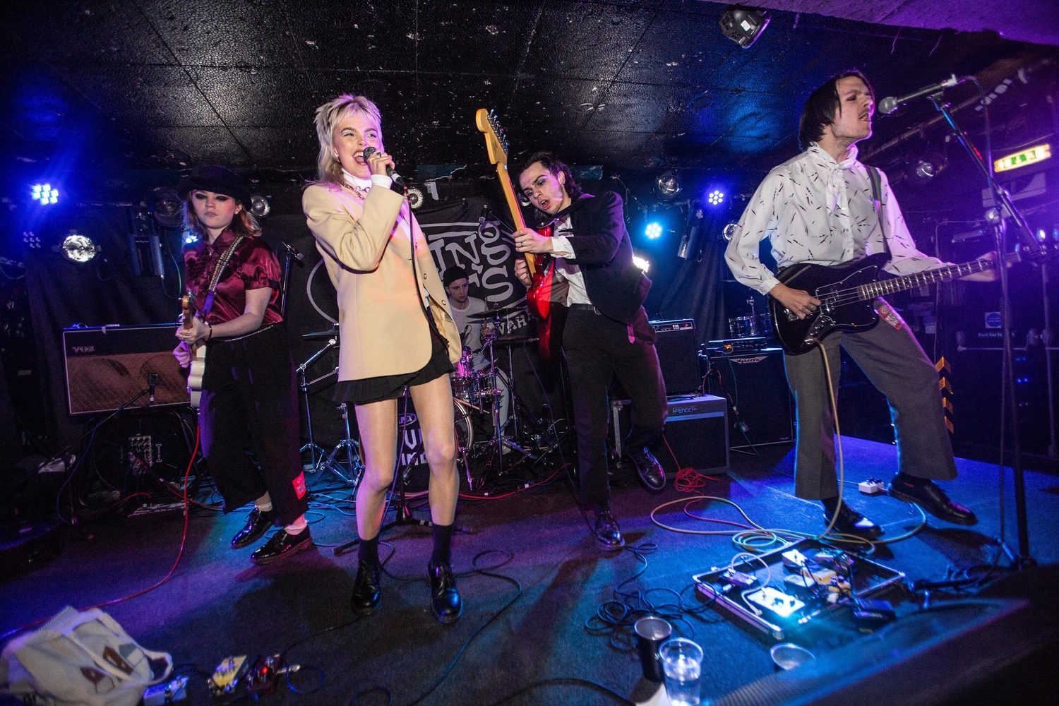 Lacuna Common, Crystal, Trudy and the Romance and Italia 90 deliver packed-out rooms on the DIY x Jack Daniel's Presents tour