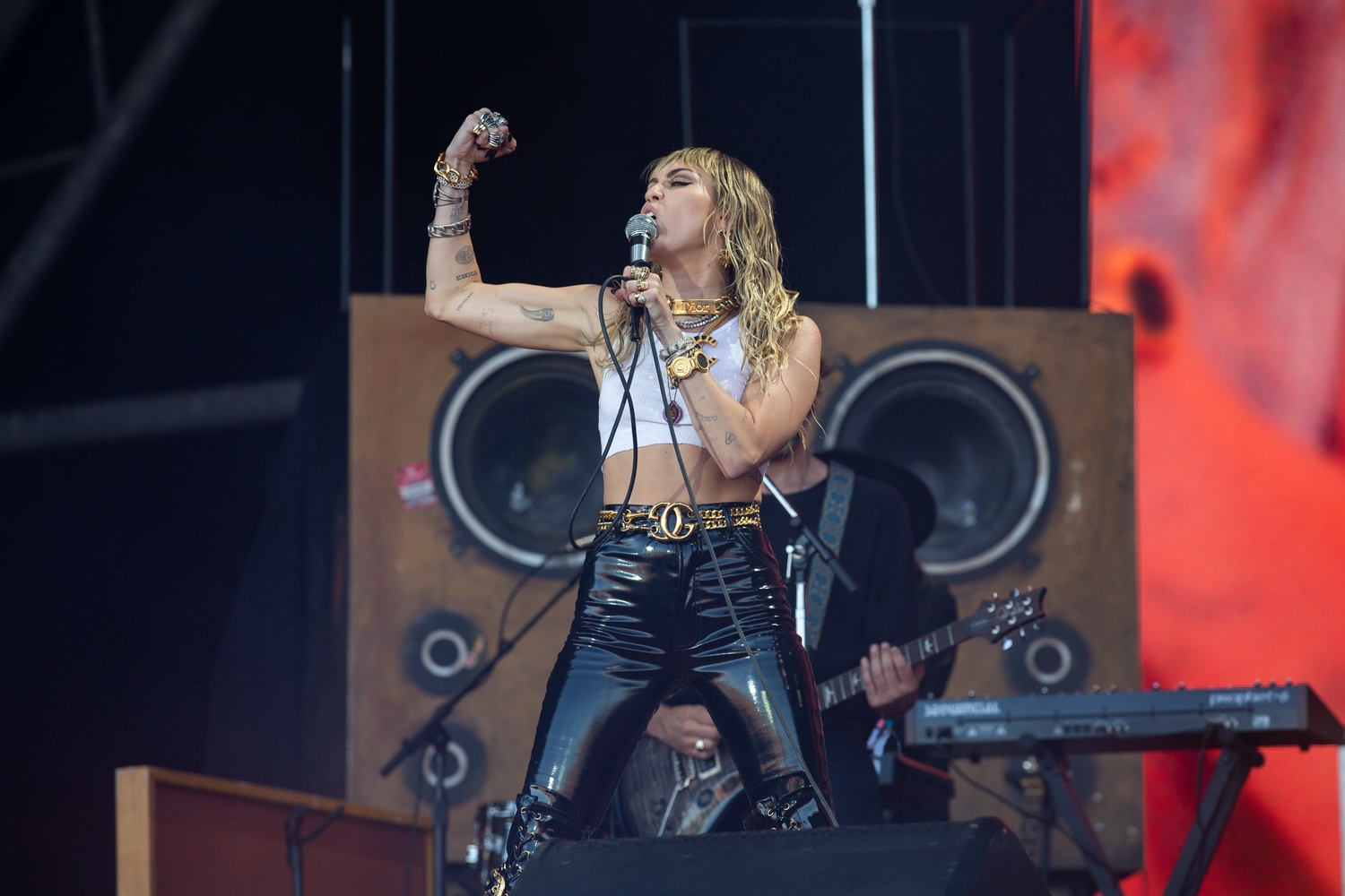 Kylie delivers pop perfection, plus Miley Cyrus, The Cure and more highlights from Sunday at Glastonbury