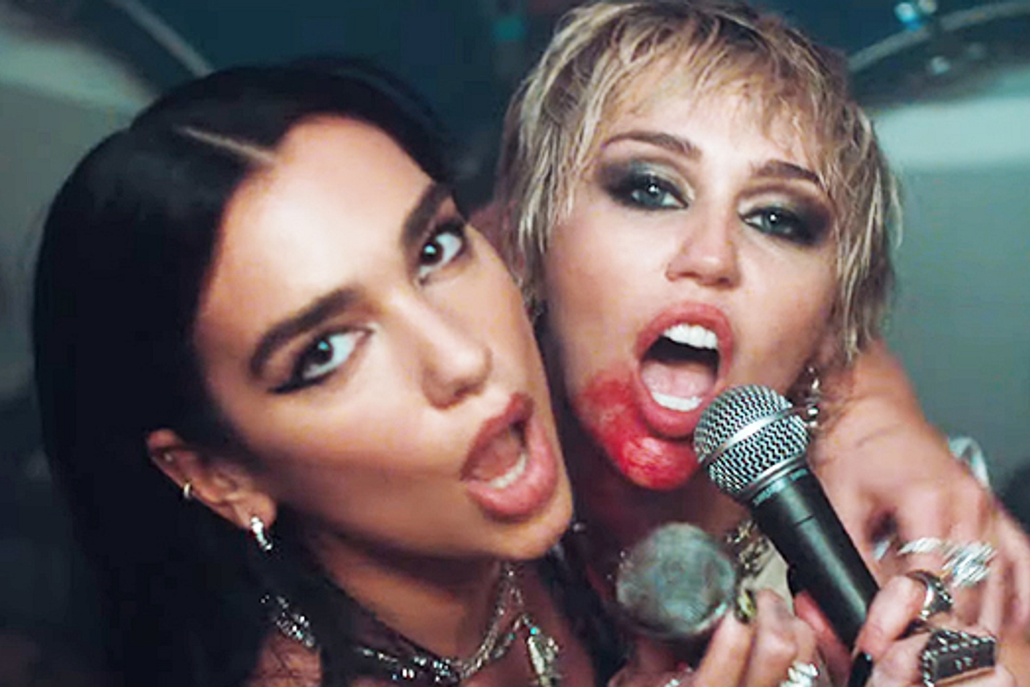 Miley Cyrus and Dua Lipa join forces for ‘Prisoner’