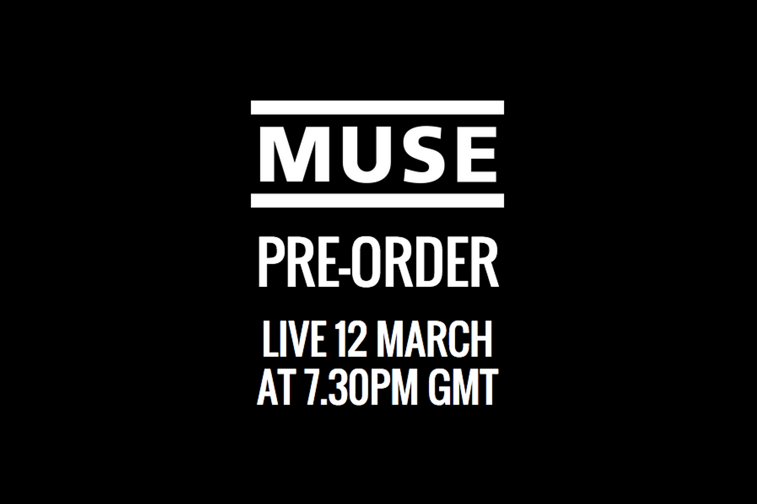 More Muse stuff: there’s a pre-order beginning tomorrow night