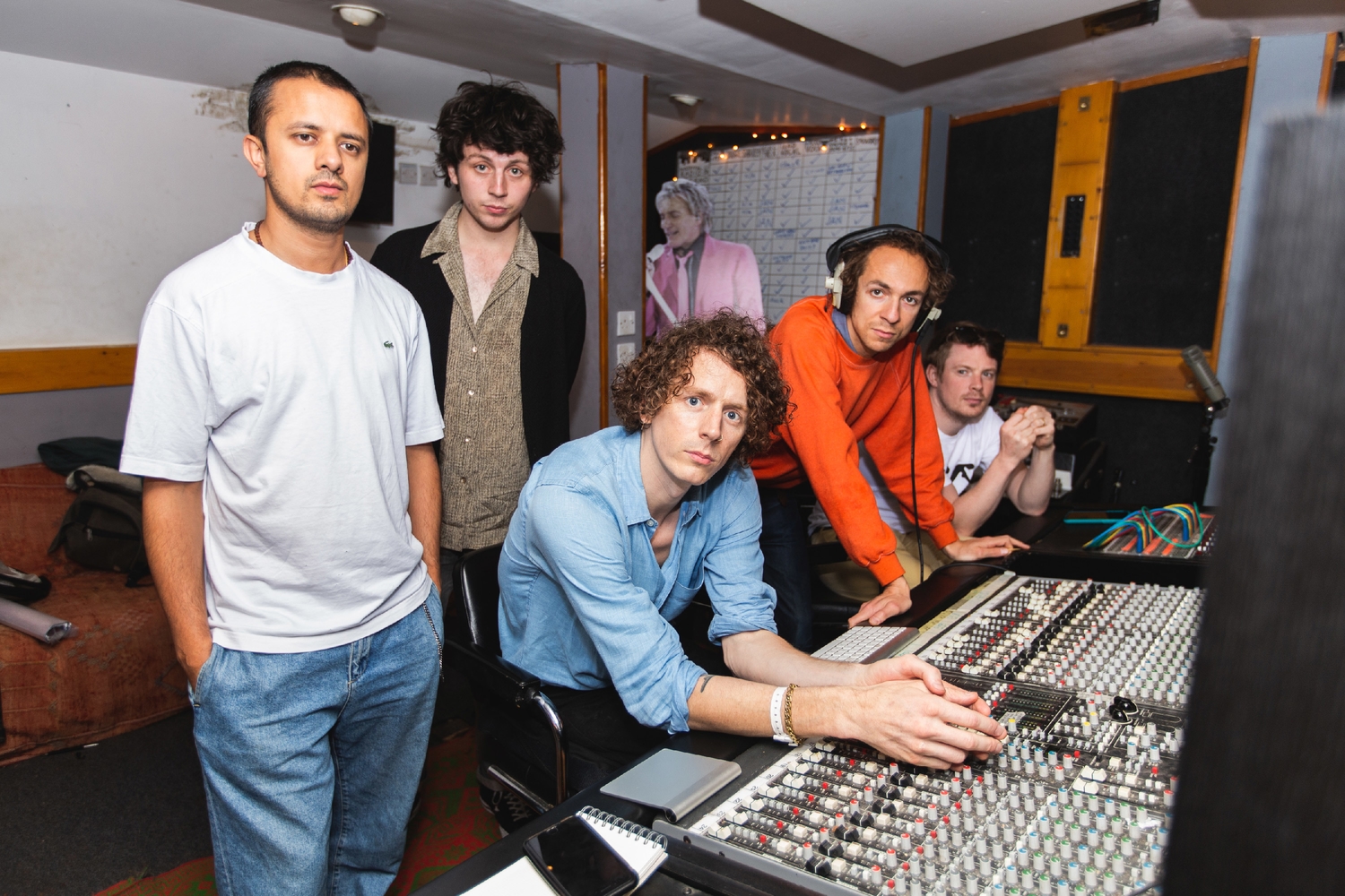 In the studio with Mystery Jets