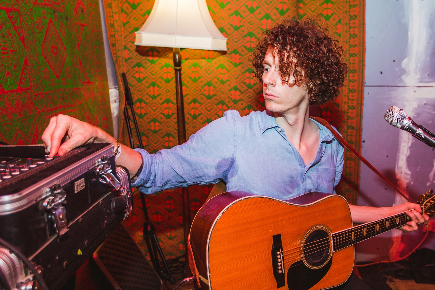 In the studio with Mystery Jets