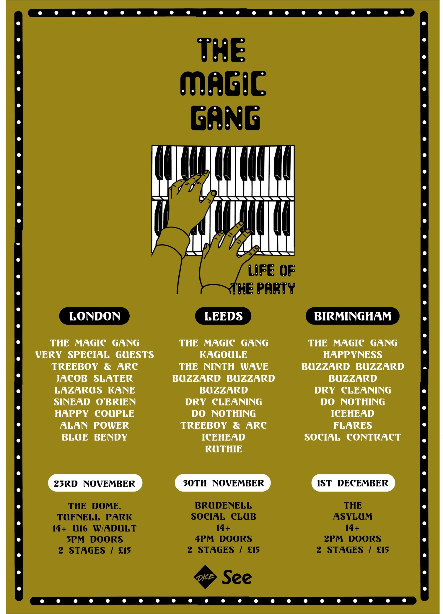 The Magic Gang announce three all-day parties