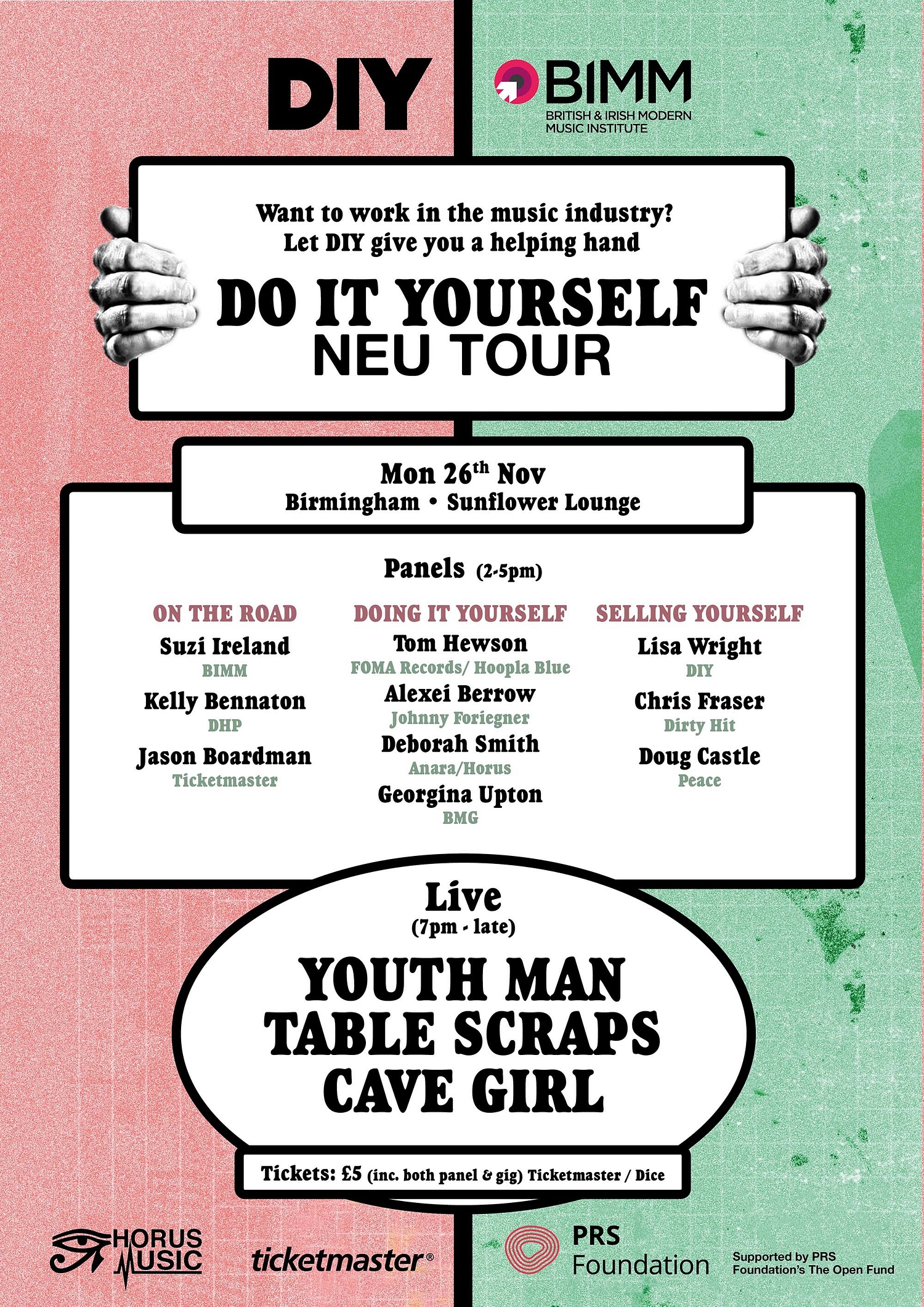 Peace, Pulled Apart by Horses, Dirty Hit, Live at Leeds and lots more to speak at DIY's Do It Yourself Neu Tour!