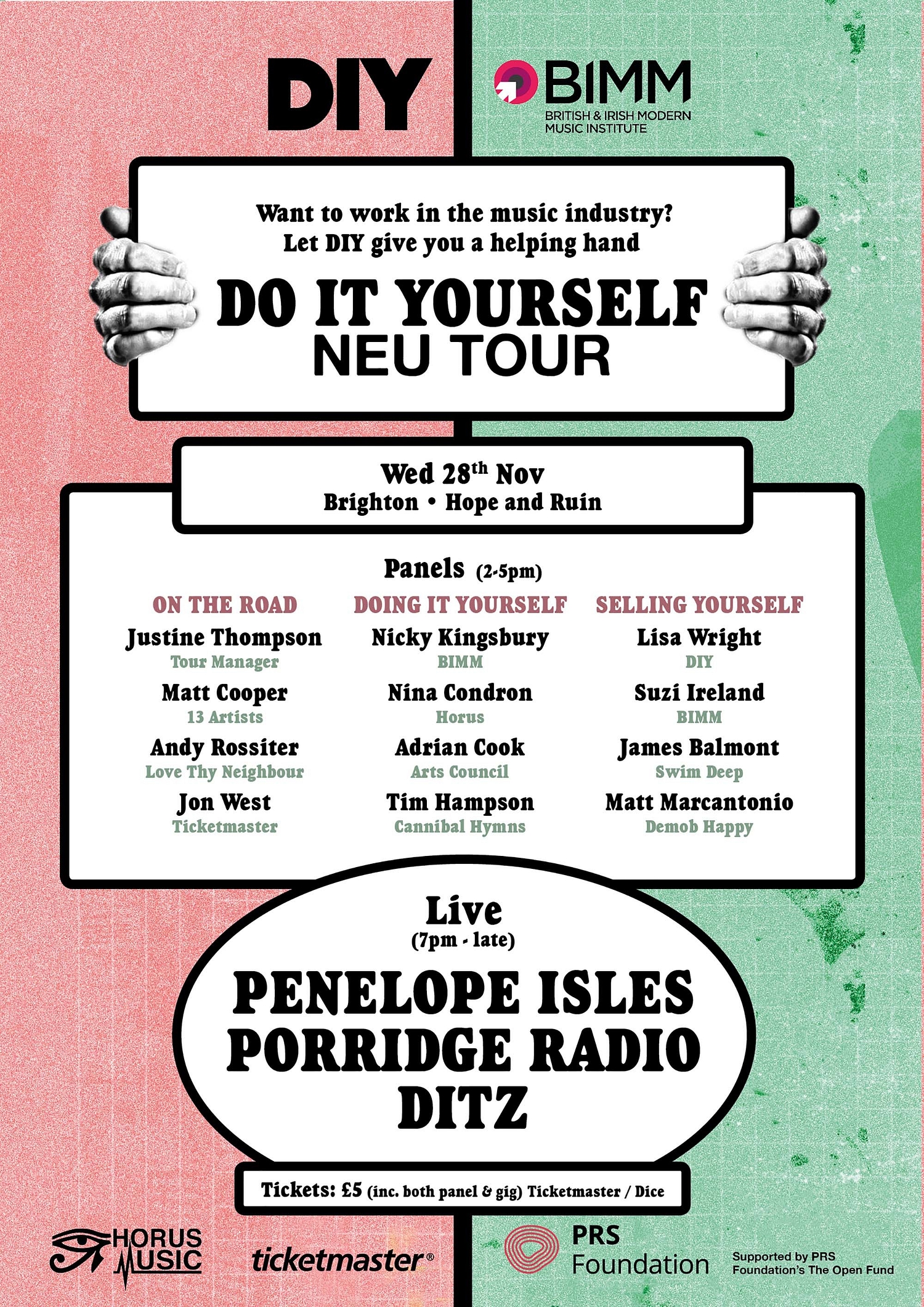 Peace, Pulled Apart by Horses, Dirty Hit, Live at Leeds and lots more to speak at DIY's Do It Yourself Neu Tour!