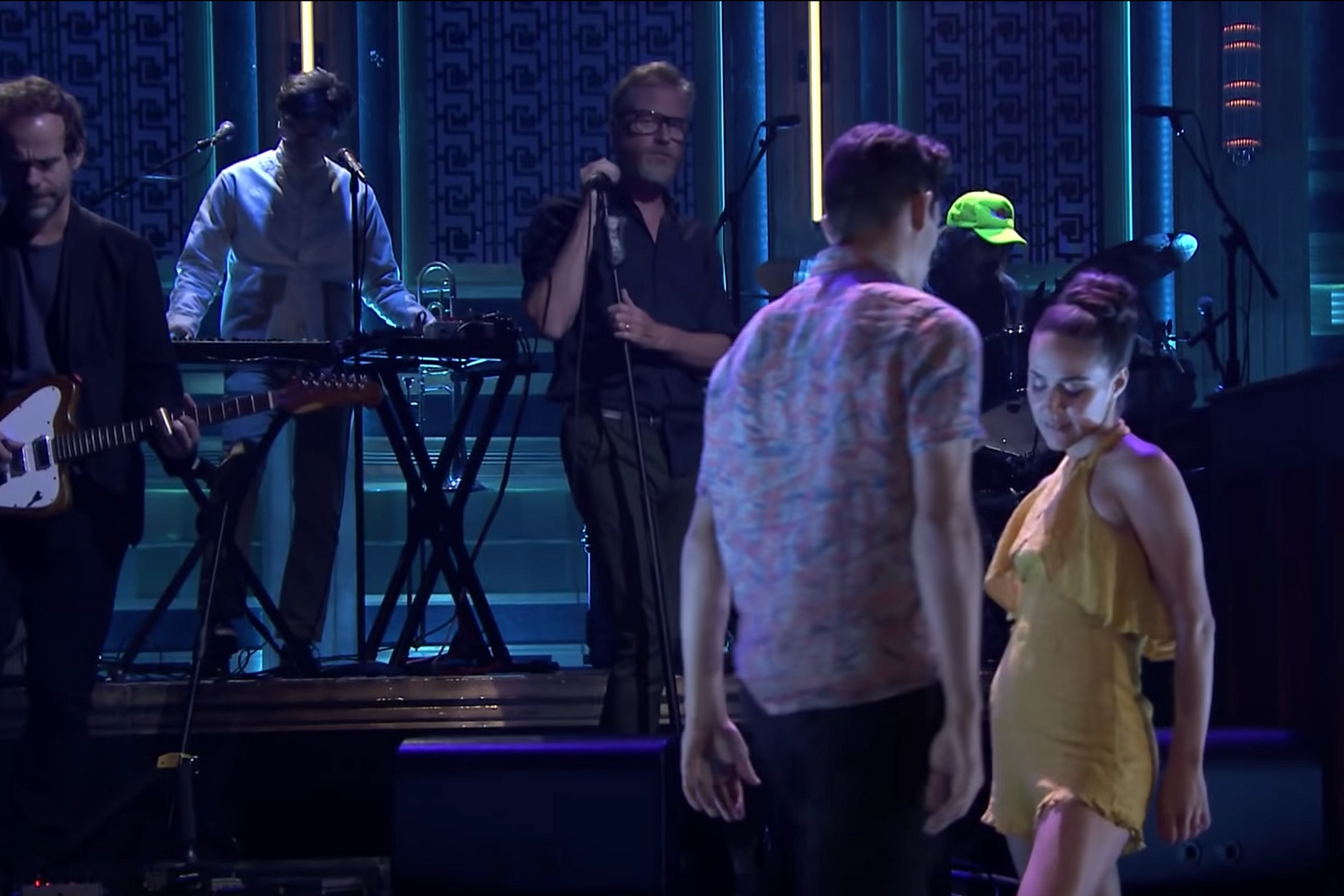 The National recreate their ‘Dark Side Of The Gym’ video on Fallon