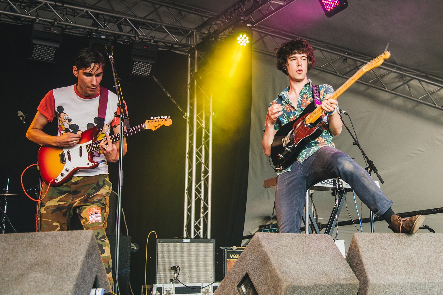 Oscar spring their sugar-coated pop into action at Latitude 2015