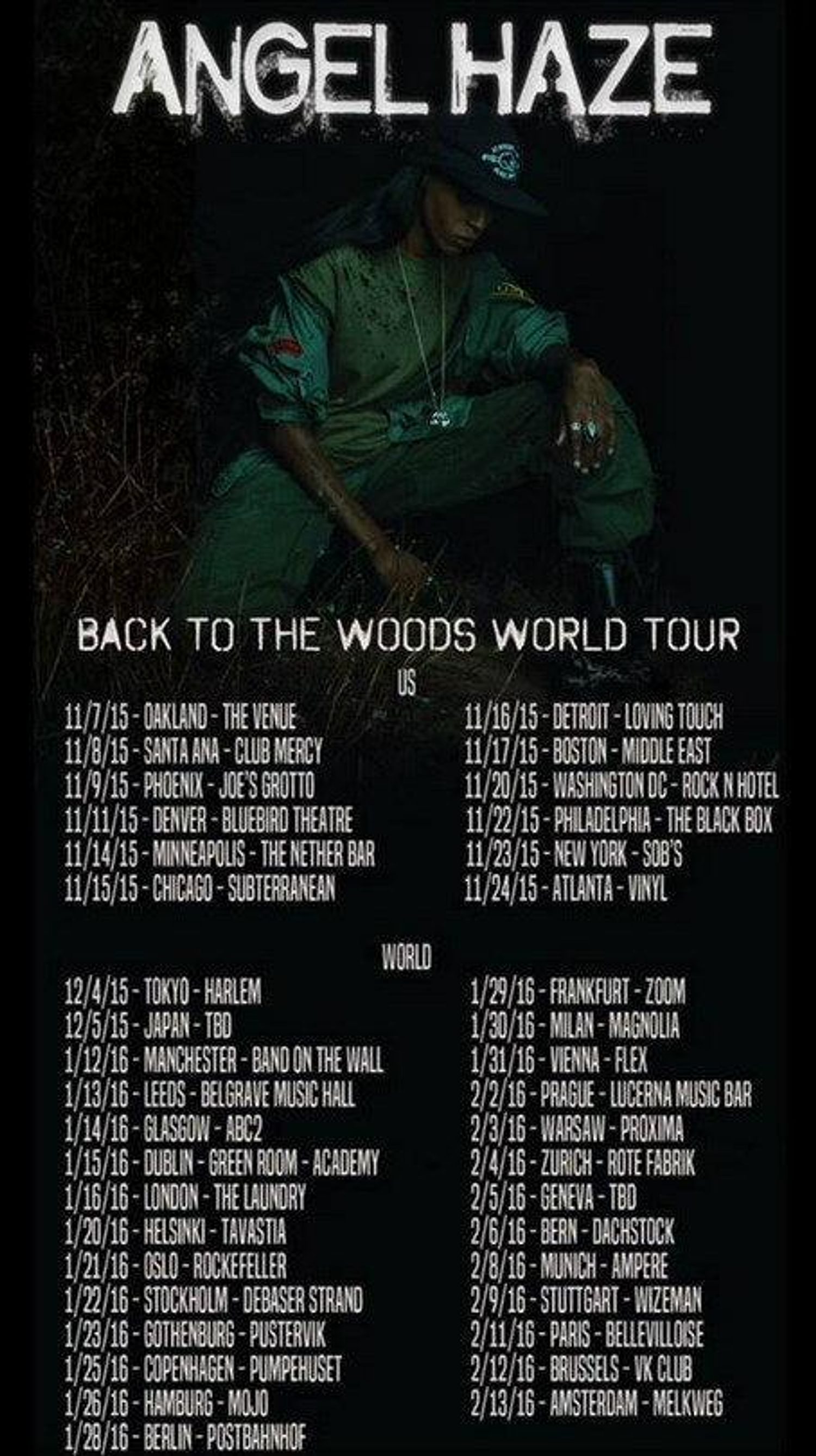Angel Haze announces 'Back To The Woods' world tour, including UK dates