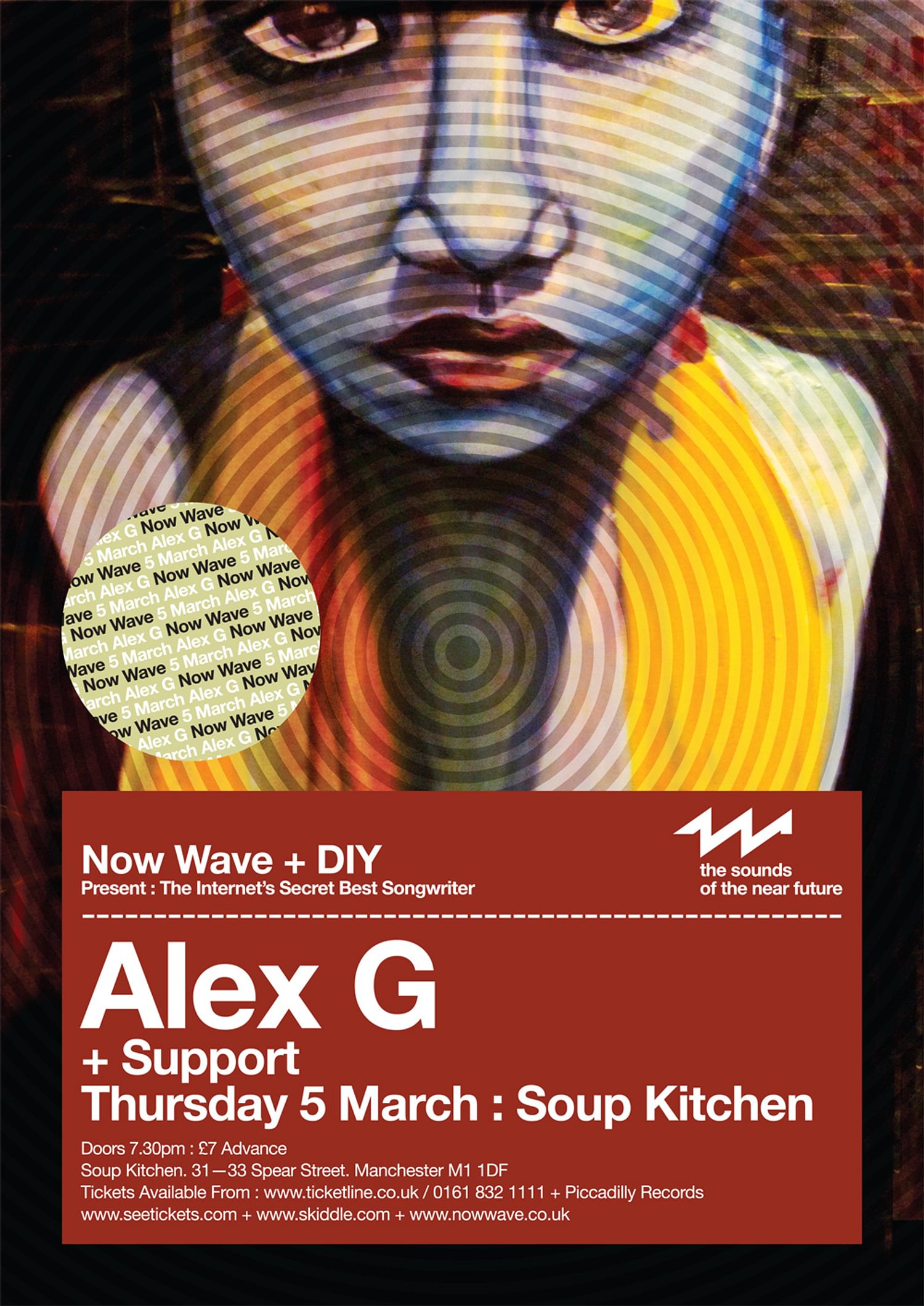 Alex G to play DIY Presents + Now Wave Manchester show