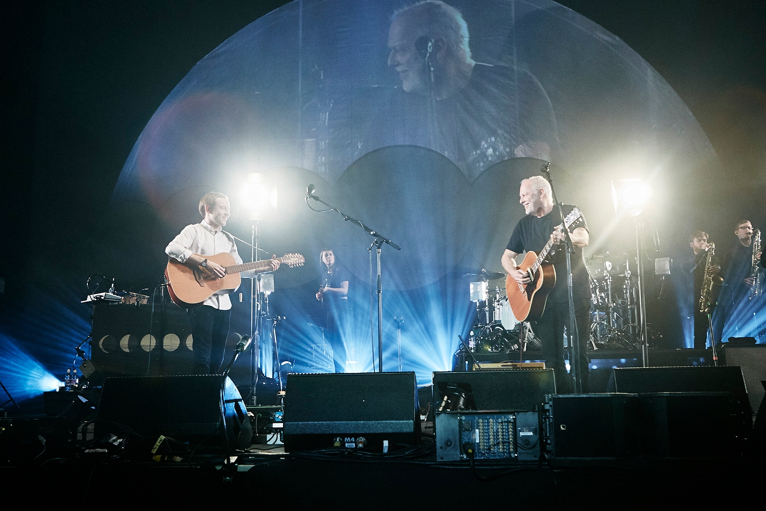 Pink Floyd’s David Gilmour joins Bombay Bicycle Club on stage at Earl’s Court