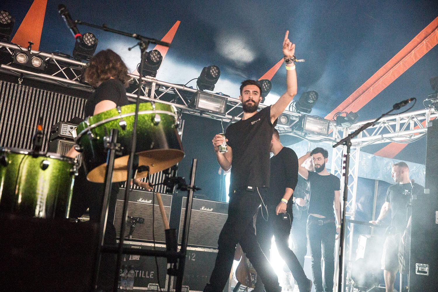 Bastille play new material during Glastonbury secret set