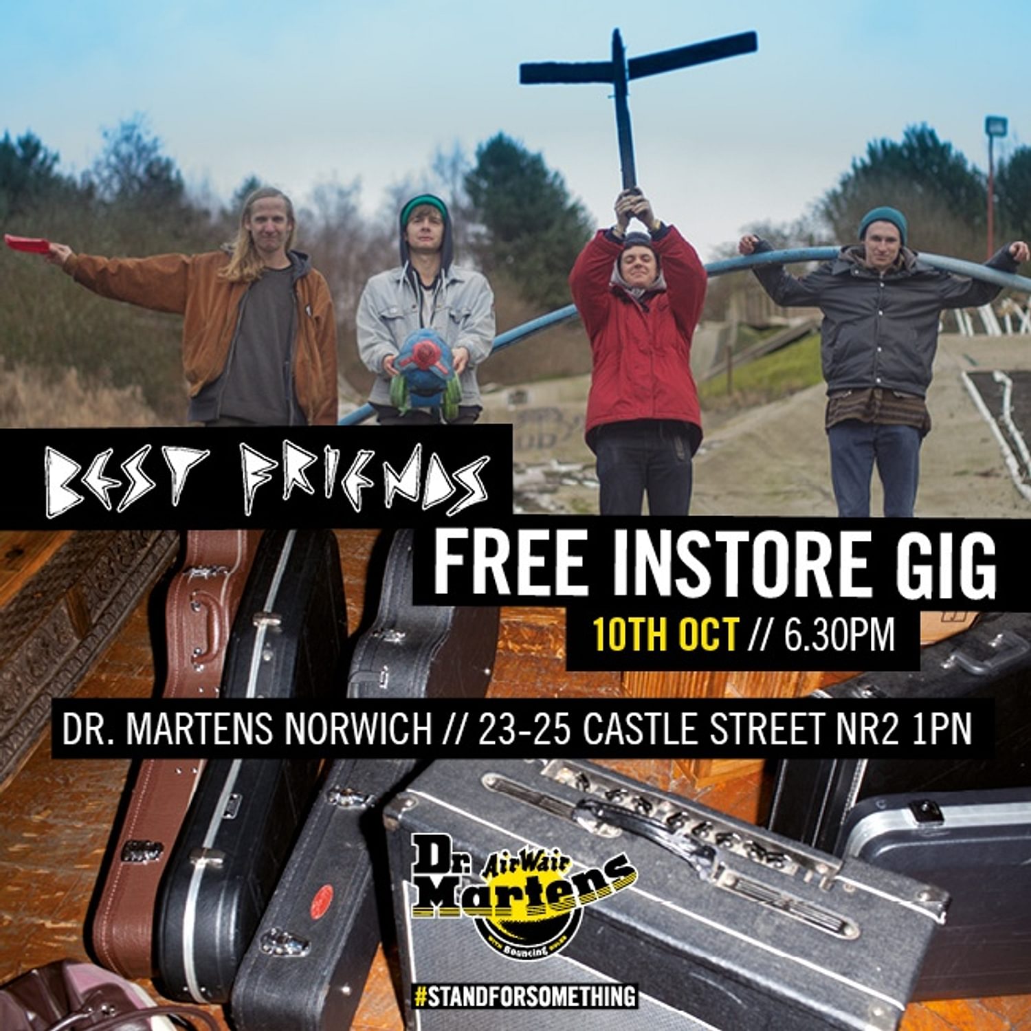 Best Friends to perform at Dr Martens' Norwich store this weekend
