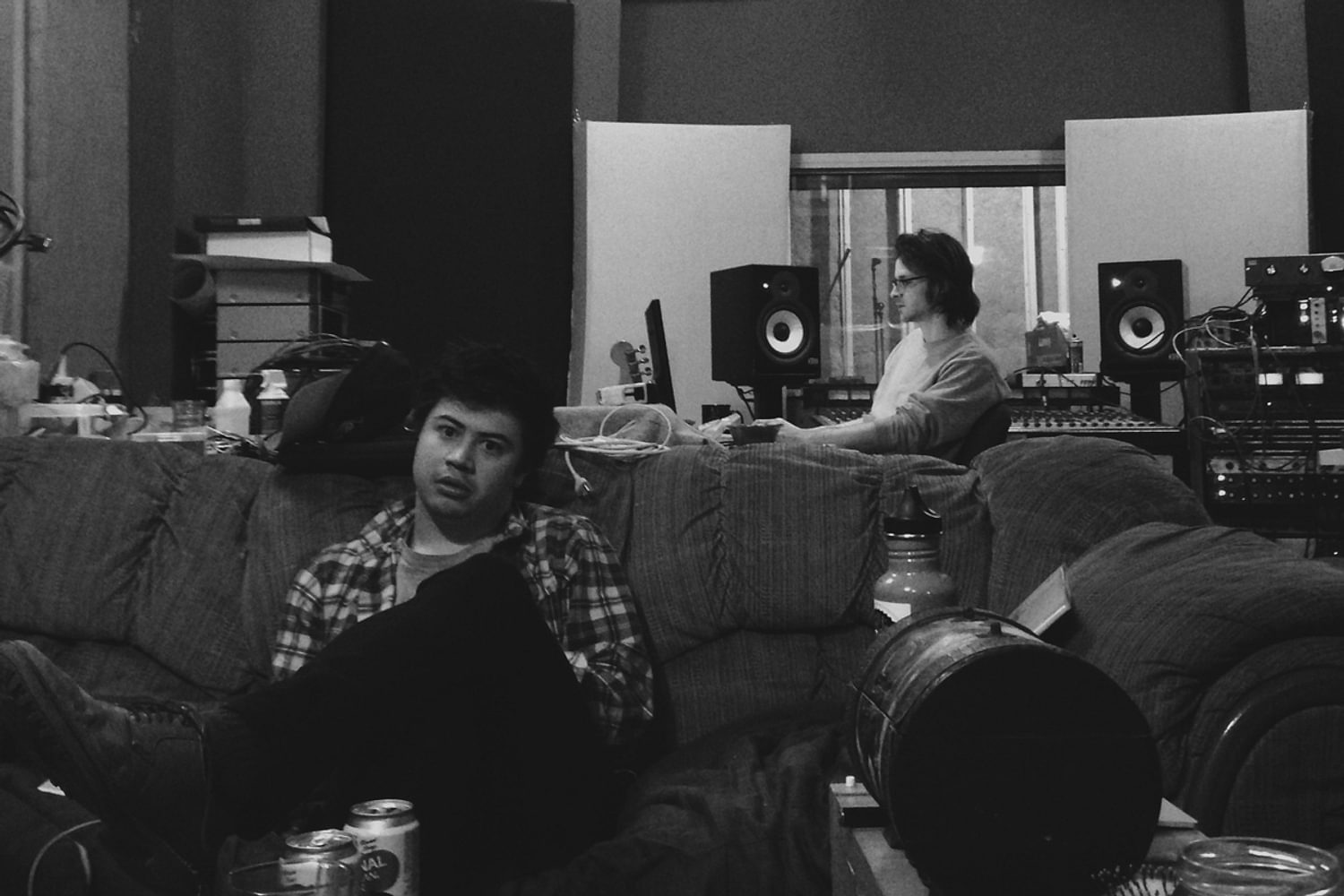 Moving in with Big Ups, as they record their second album