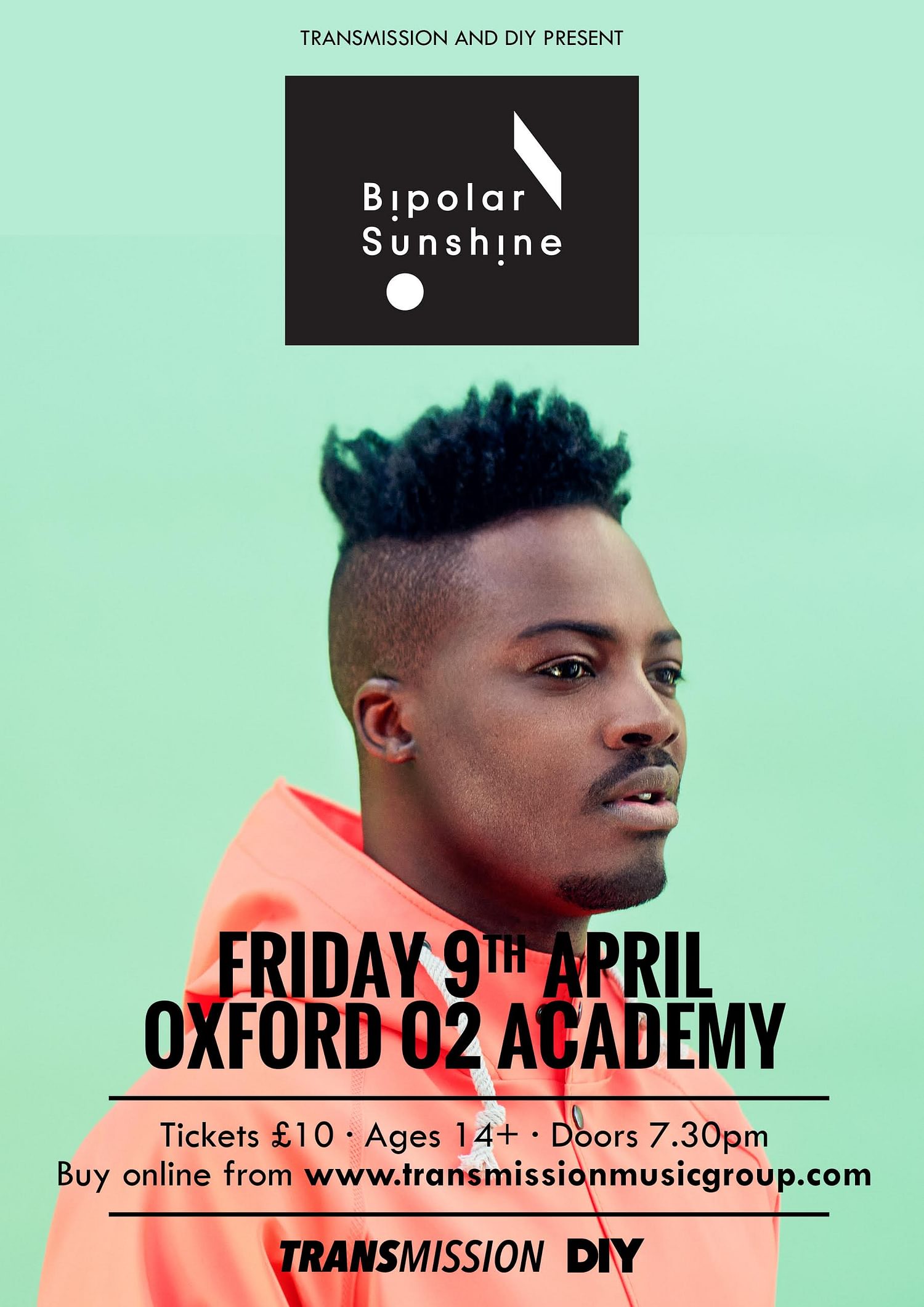 Bipolar Sunshine to play DIY Presents Oxford show this April