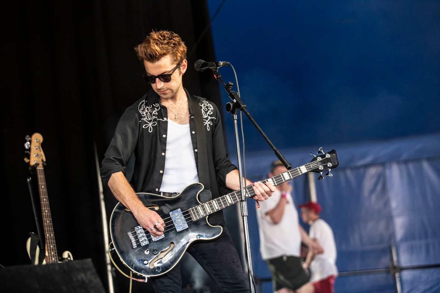 Black Honey offer up their brand of dark disco rock at Bestival 2018