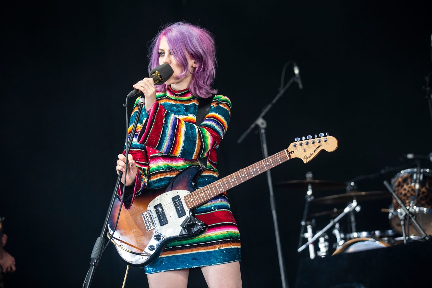 Black Honey offer up their brand of dark disco rock at Bestival 2018