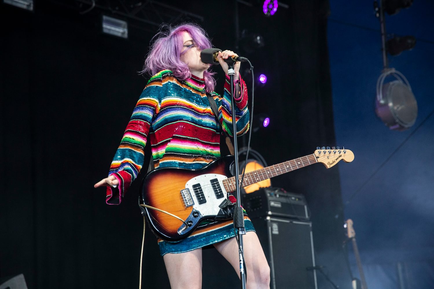 Black Honey offer up their brand of dark disco rock at Bestival 2018