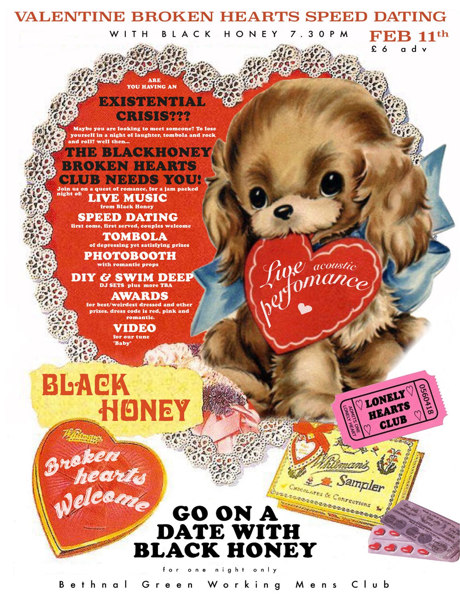 Black Honey are throwing a Valentine's Day party (with speed dating!)
