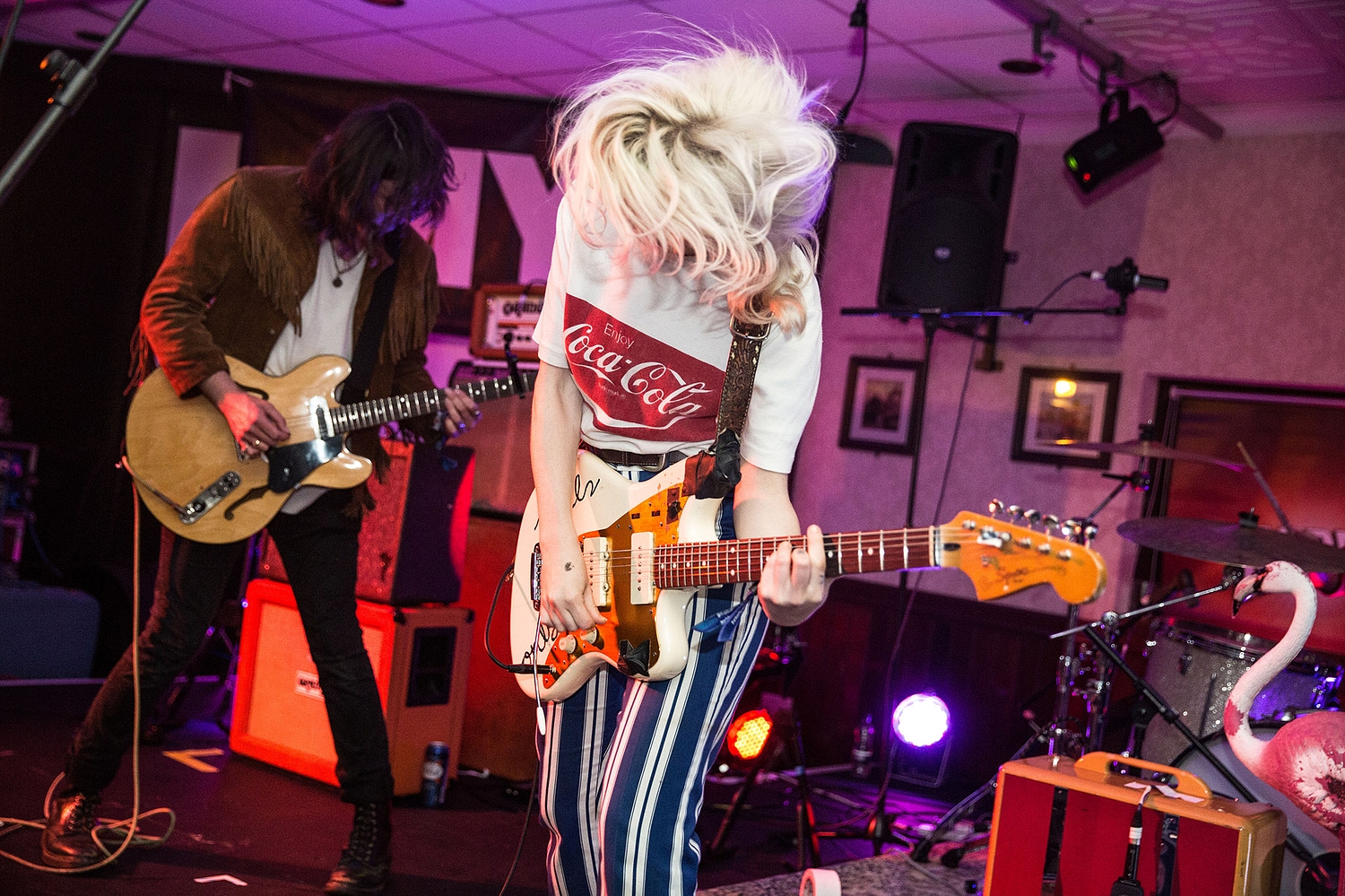 Black Honey bring flamingos and trolley-chaos to DIY's Great Escape stage