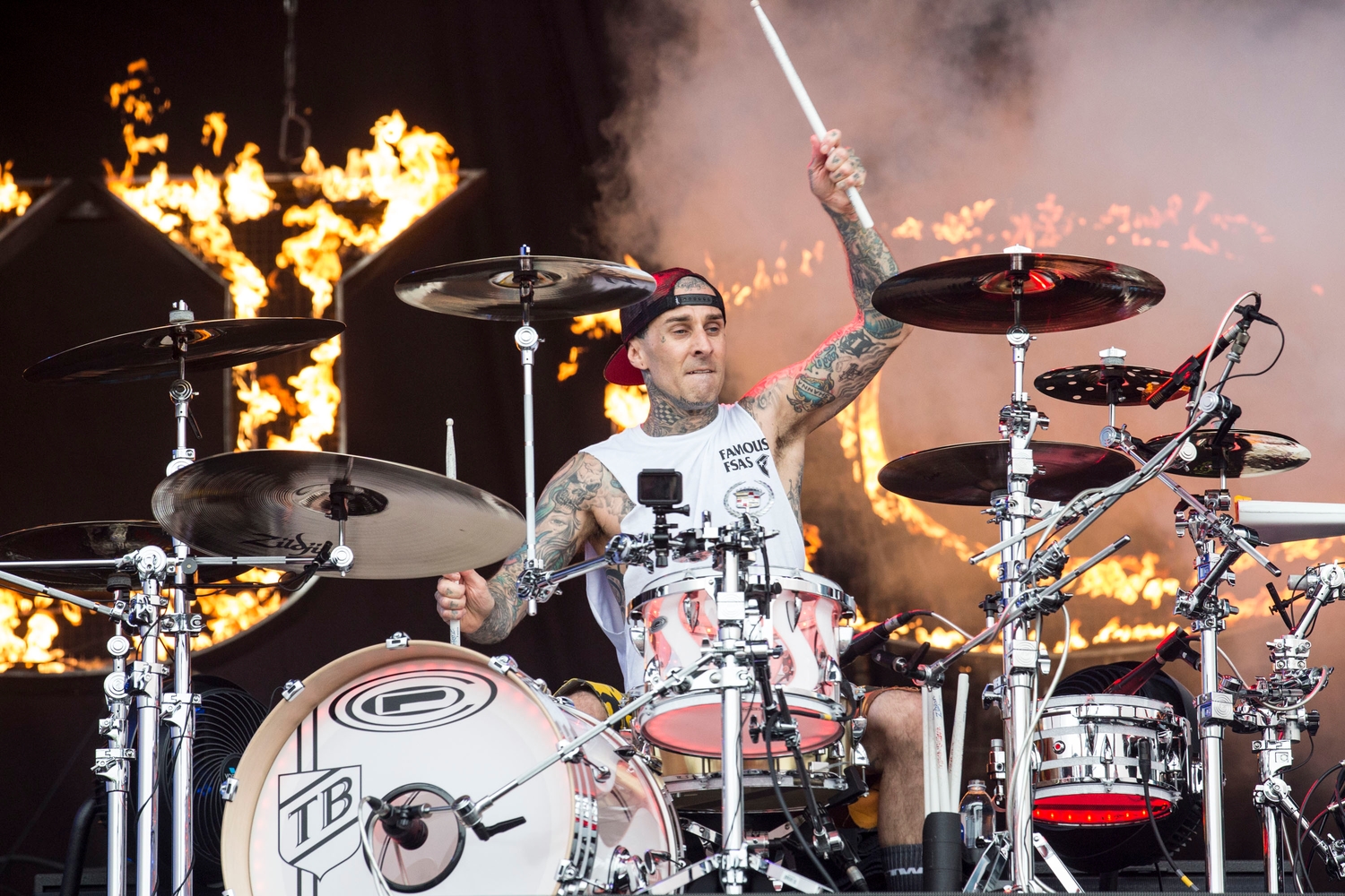 blink-182 cancel festival appearance, “in the studio”