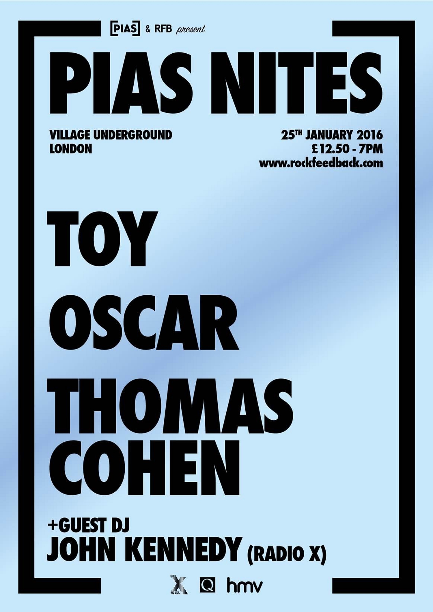 Bloc Party, TOY and Oscar to play [PIAS] Nites 2016