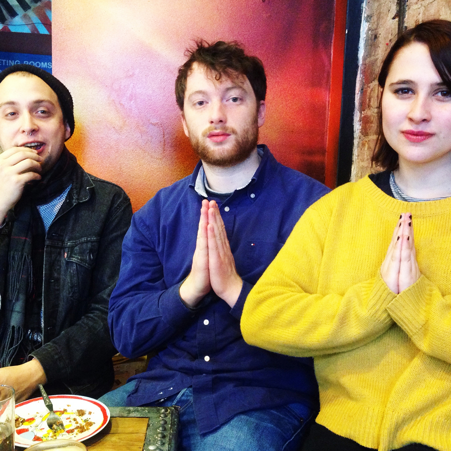 Bruising on tour: "We mainly just mess around in service stations"