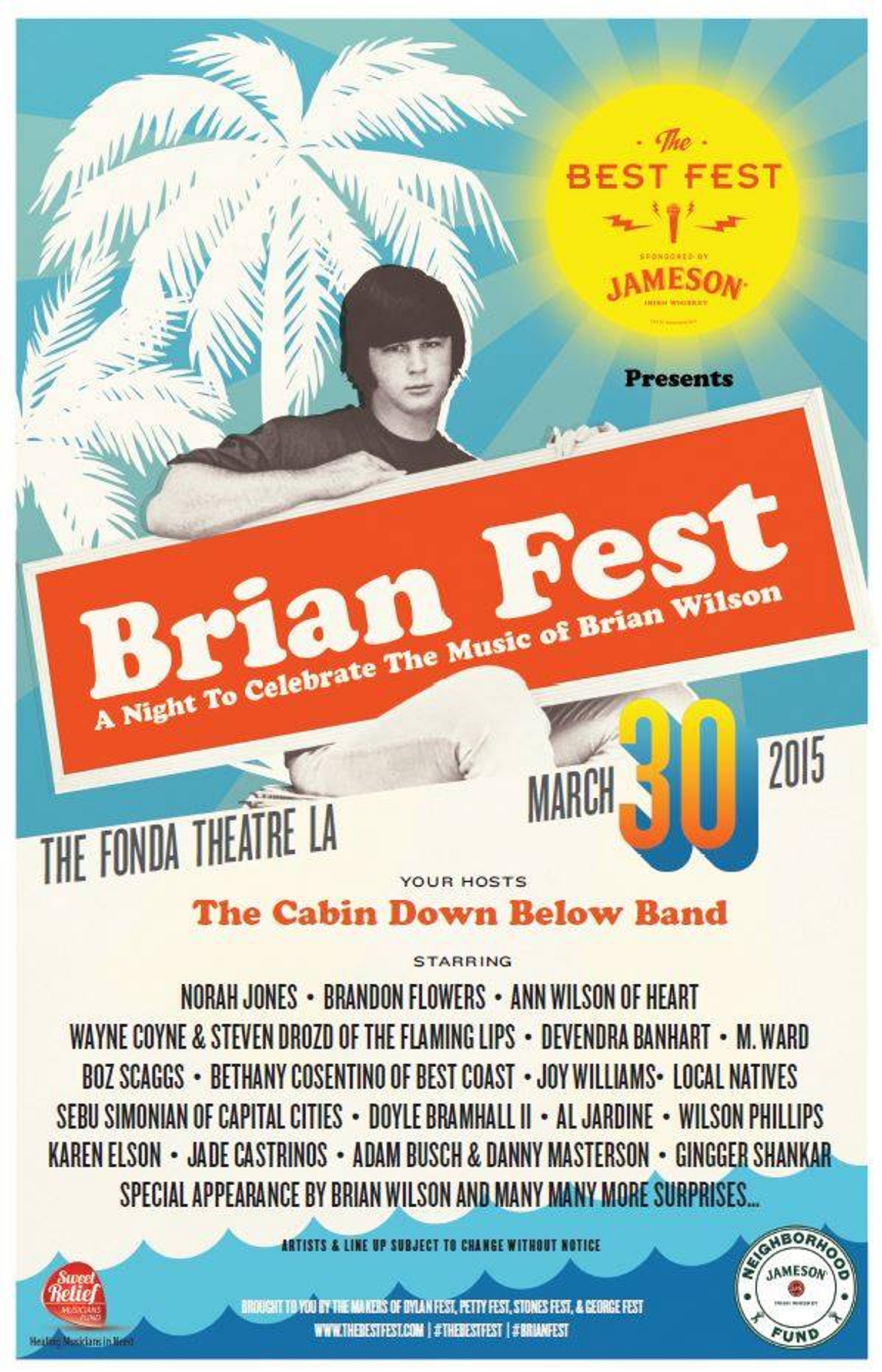 Brandon Flowers, Bethany Cosentino for LA Brian Wilson tribute concert