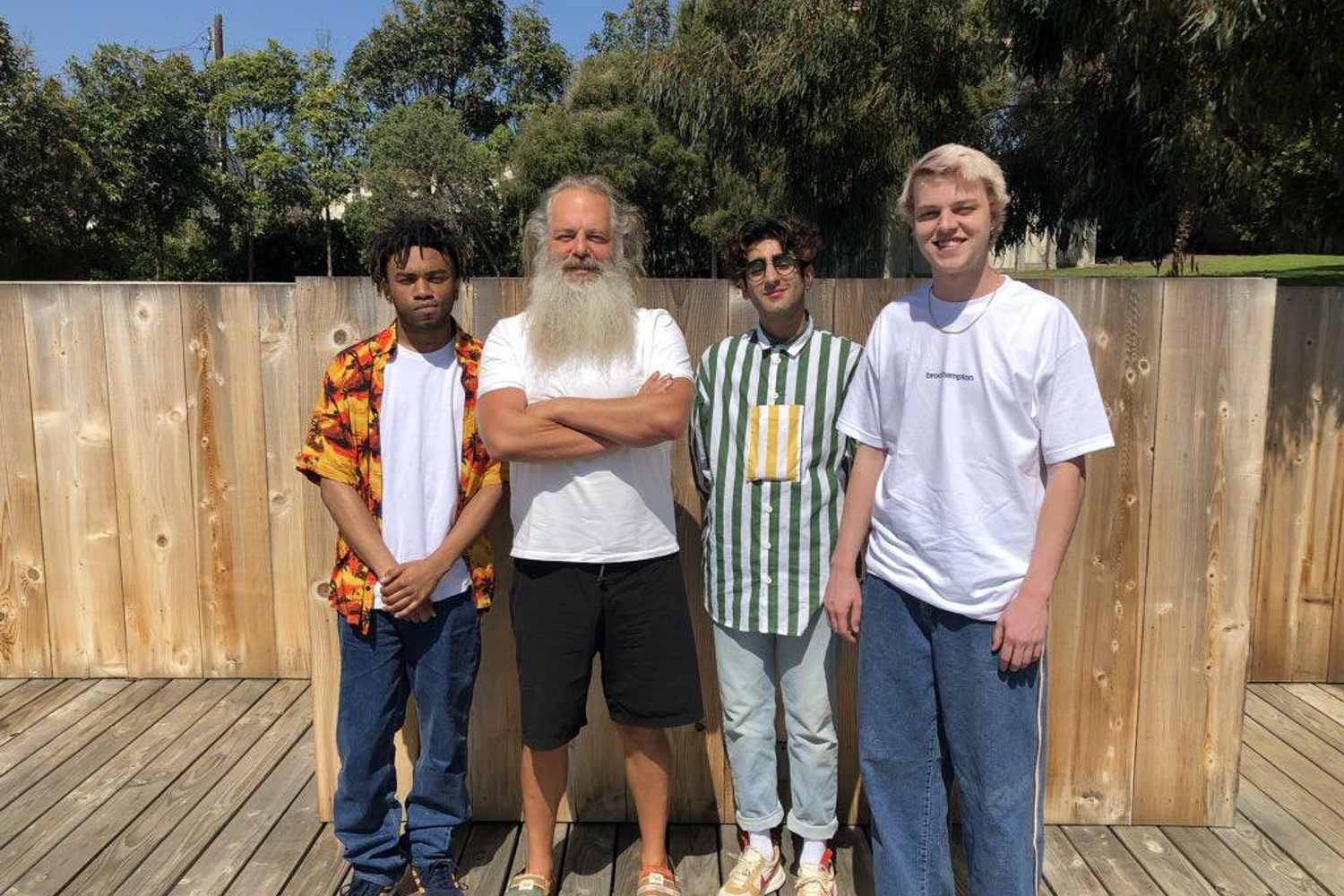 It looks like Brockhampton are working with Rick Rubin