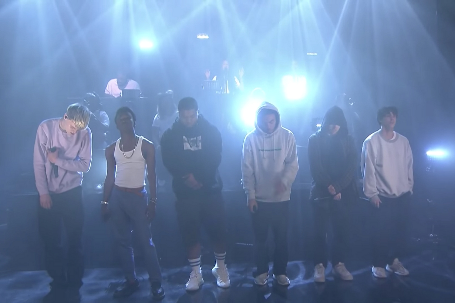 Brockhampton bring frenzied performance of ‘District’ to Fallon
