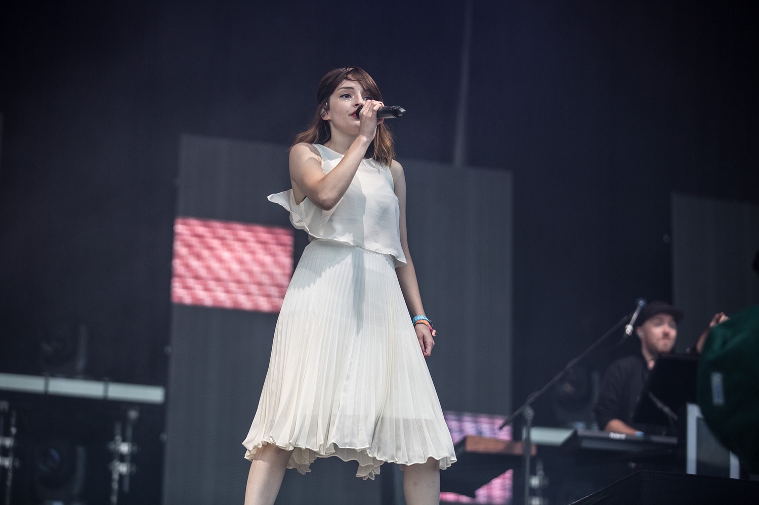 Chvrches give storming set at Glastonbury 2016