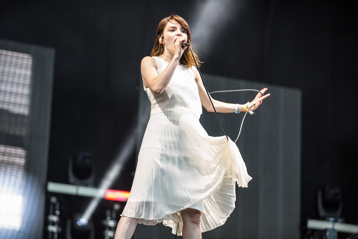 Chvrches give storming set at Glastonbury 2016