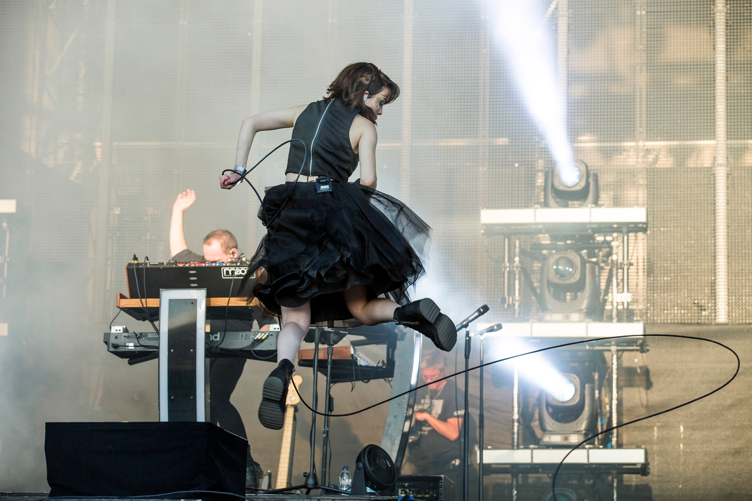 “RIP Harambe” - Chvrches offer thumping Reading 2016 set