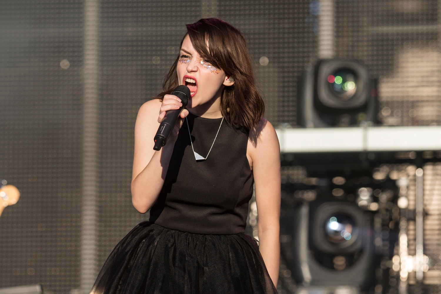 "RIP Harambe" - Chvrches offer thumping Reading 2016 set