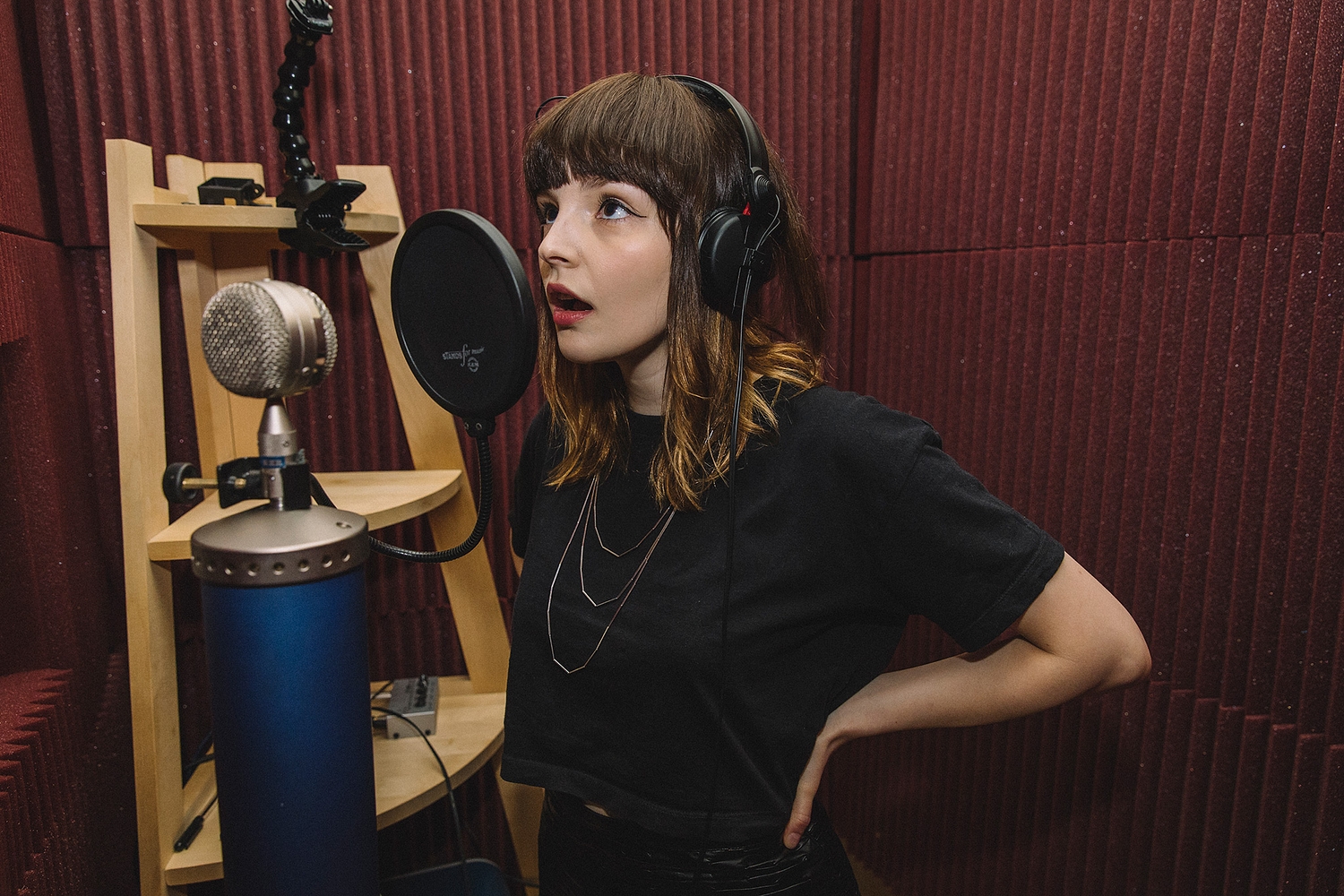 Chvrches, on their new album “We don’t exist in a vacuum anymore