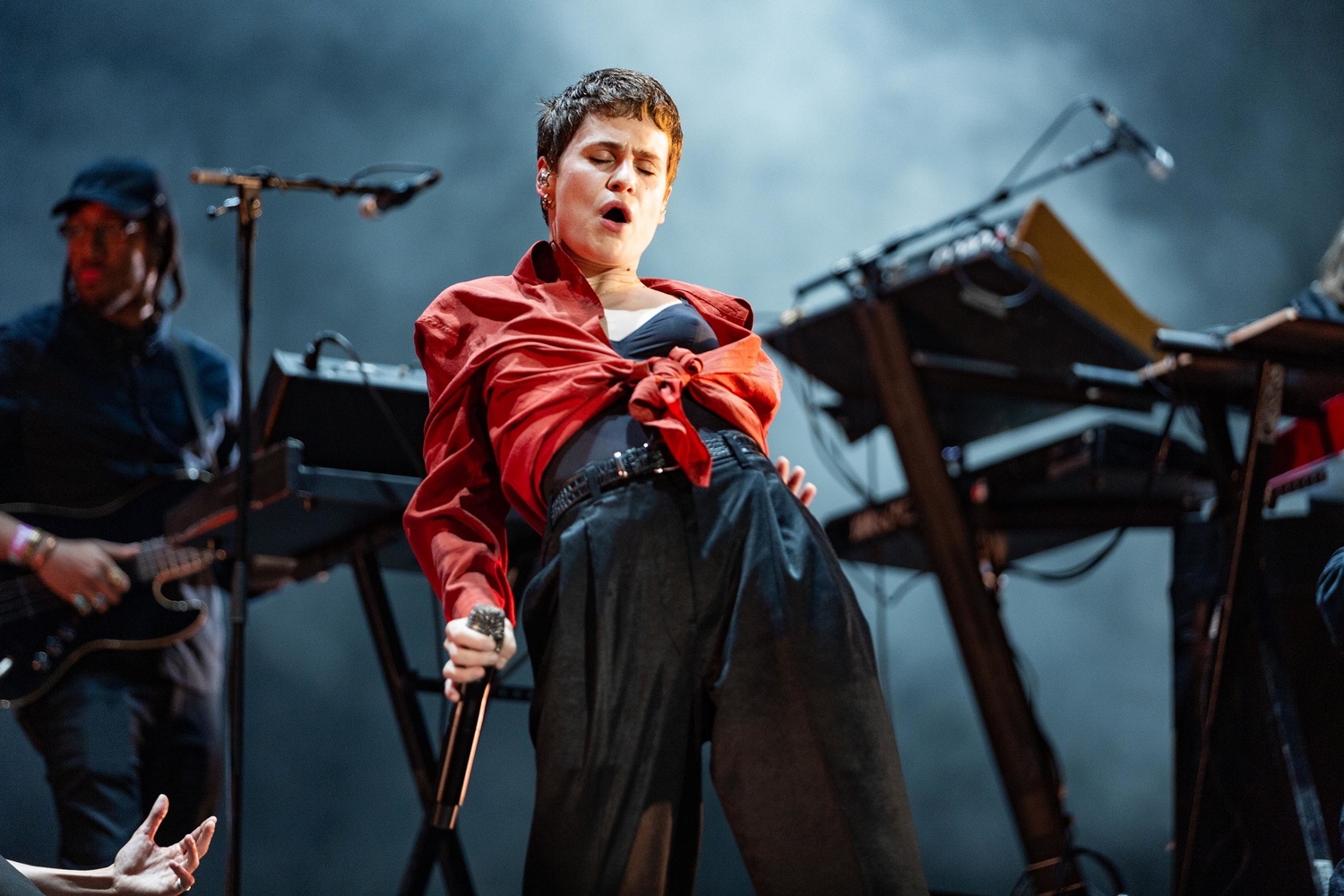 Christine and the Queens battles the elements in style at All Points East