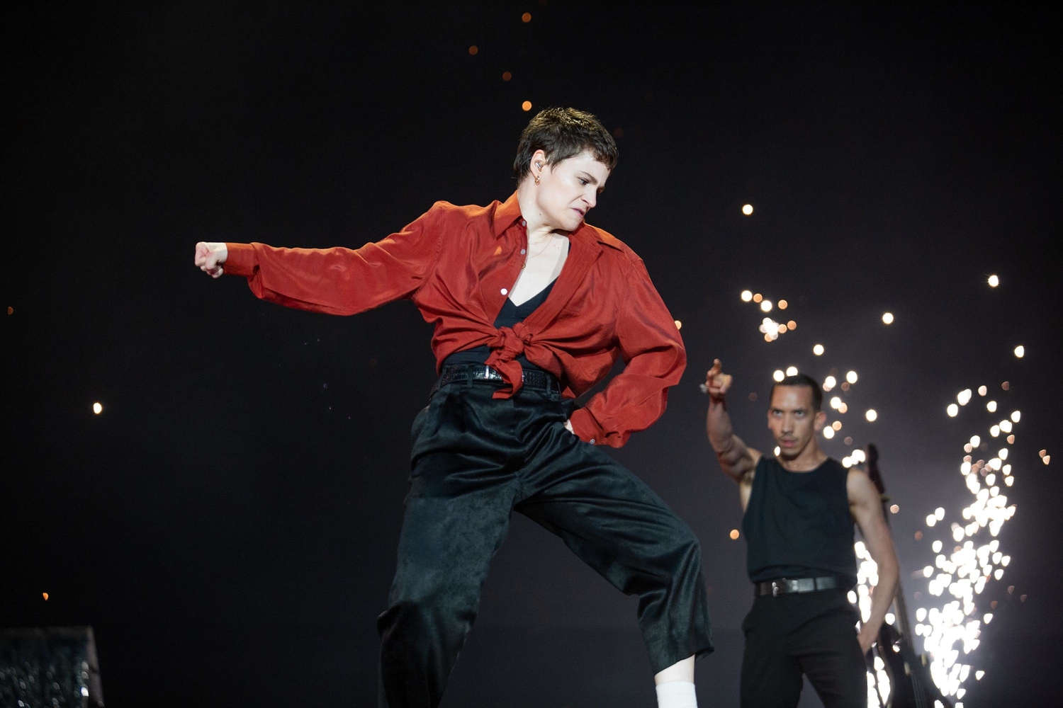 Christine and the Queens battles the elements in style at All Points East