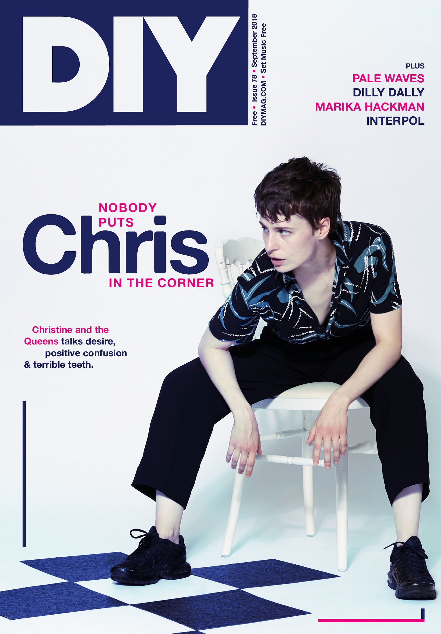Christine & The Queens fronts the September issue of DIY!